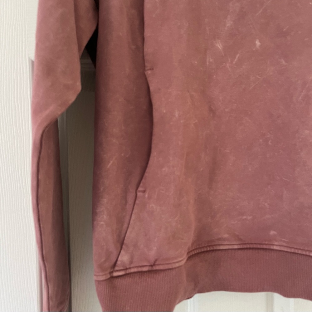 Sold xlist Lululemon Athletica Sweatshirt Mauve East End Summer Like New Size 4 - Picture 5 of 8